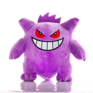 Imagem de Gengar de Pelúcia 17cm Boneco de Pelúcia Roxo de Pokemon