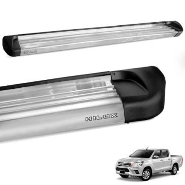 Imagem de Estribo Lateral Hilux 2005 a 2015 Aluminio Polido Track
