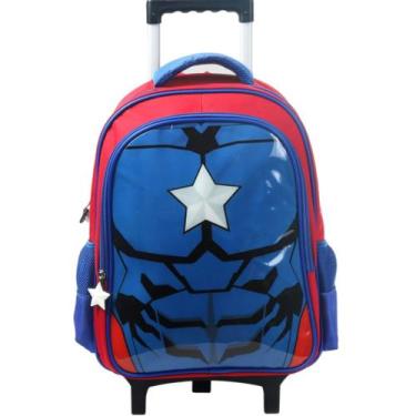 Imagem de Mochilete Escolar Super Star - Yins - ESCUDO AZUL