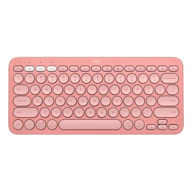 Imagem de Teclado sem Fio Pebble Keys 2 K380 Compacto com Teclas Silenciosas Rosa Logitech