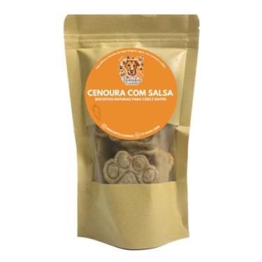 Imagem de Biscoito canino de cenoura com salsa - Biscoitos caninos