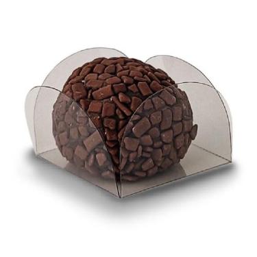 Imagem de 2.500 Forminha Pétala para Docinho PVC Transparente Nº4 - AAZ