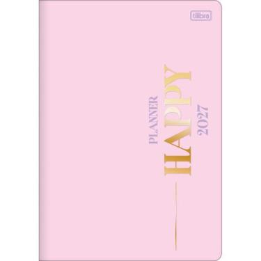 Imagem de Planner Grampeado 178 x 254 cm Happy 90G 2027 Sortido