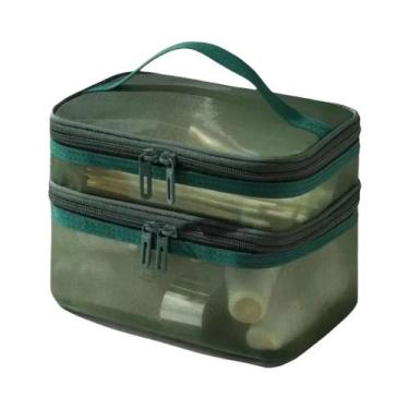 Imagem de Bolsa De Viagem Transparente De Grande Capacidade Com Malha, Organizad