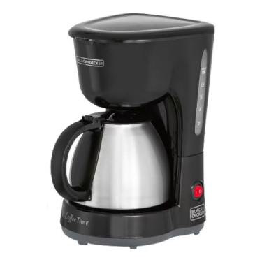 Imagem de Cafeteira Elétrica Black + Decker CM15-BR01 Aço Inox 15 Xícaras Preto 110V