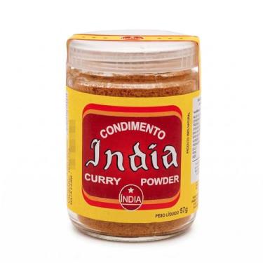 Imagem de Curry em Pó India 57g para Culinária Oriental  Condimento Aromático e 