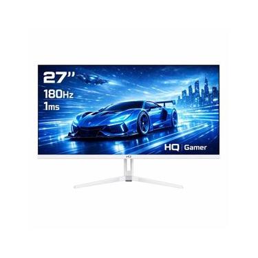 Imagem de Monitor Gamer HQ 27" Branco Curvo 1ms, 200Hz, AMD FreeSync, Full HD, HDMI, DP, Frameless HQW27C200