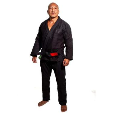 Imagem de Kimono de Jiu Jitsu KVRA Black Edition Preto A3