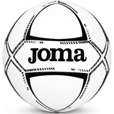 Imagem de Bola Futsal Joma Top-5 Profissional para Jogo e Treino, Branco, Preto