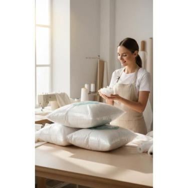 Imagem de Kit 4 Enchimentos Fibra Siliconada 45x45cm Macio - Congratulations Sto