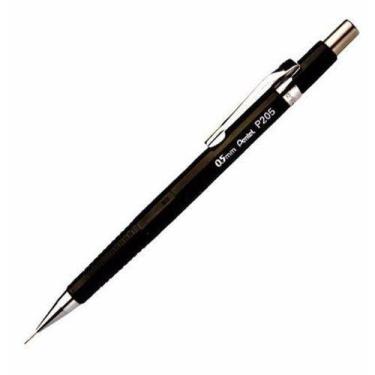 Imagem de Lapiseira Sharp P200 0.5mm Preta P205 Pentel