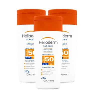Imagem de Kit 3un Protetor Solar Suncare FPS50 200ml - Helioderm