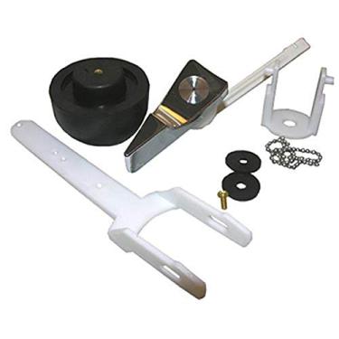 Imagem de LASCO Kit de montagem de válvula de descarga completa 04-1599 com alavanca de descarga para vaso sanitário Eljer Touch, embalado