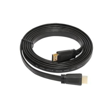 Imagem de Cabo Hdmi Flat 2 Metros Ethernet/full Hd/3d/1.4v Sem Filtro