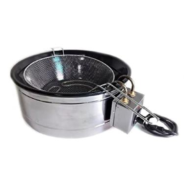 Imagem de Fritadeira Elétrica 3 Litros Tacho Esmaltado Preto 110v