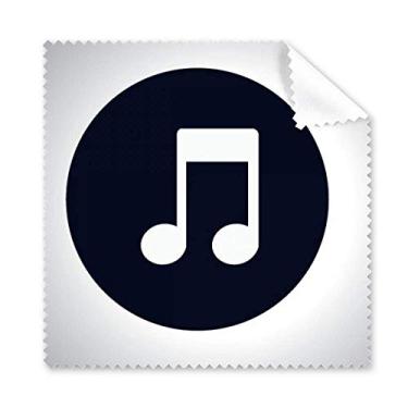 Imagem de Pano de limpeza de notas musicais brancas, 5 peças