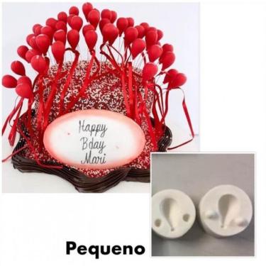 Imagem de Molde De Silicone Bexiga, Balão  3D Pequeno, Resina, Confeitaria, Biscuit Molds Planet