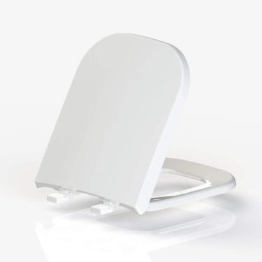 Imagem de Assento Sanitário em Polipropileno para Louças Debba Gap Quadra Polo Unic Soft Close Tupan Branco