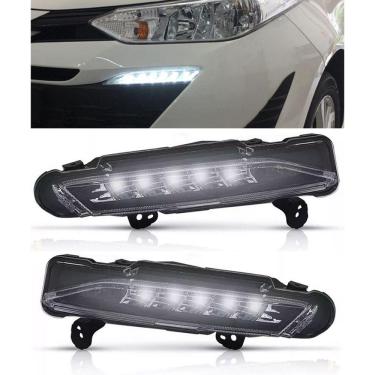 Imagem de Par LED DRL Daylight Toyota Yaris Hatch e Sedan