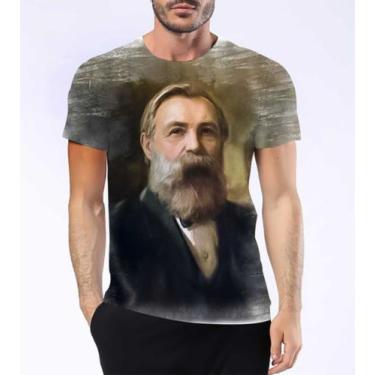 Imagem de Camisa Camiseta Friedrich Engels Revolução Socialismo Hd 3 - Estilo Kr