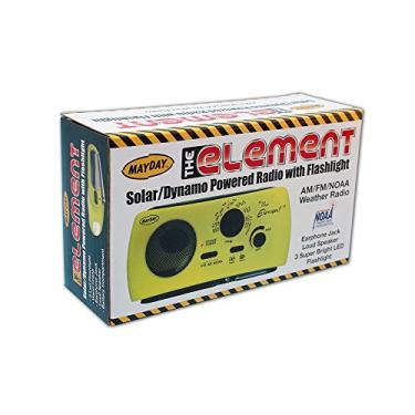 Imagem de Mayday 10020 em The Element Dynamo Powered Solar Radio & Lanterna com NOAA, Amarelo