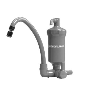 Imagem de Torneira Com Filtro De Água Para Parede Cinza Hidrofiltros