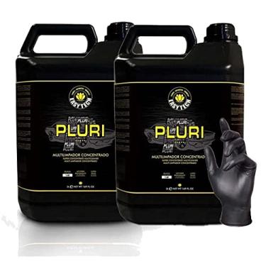 Imagem de Kit 2 Multilimpador APC Pluri 1-50 5L Easytech + Par de Luva TPE Flex. Kit para limpeza de estofados automotivos e residenciais.