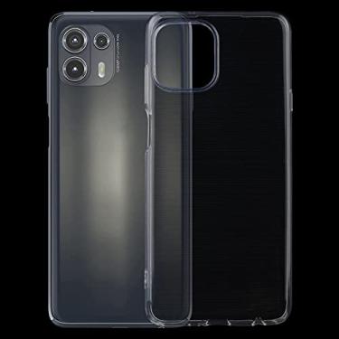 Imagem de YUNCHAO Caixa de telefone Para Motorola Edge 20 Lite 0,75mm Ultra-fino transparente TPU Soft Protective Case capa para celular