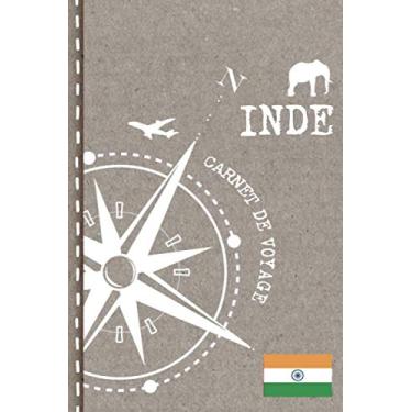 Imagem de Inde Carnet de Voyage: Cahier de Voyageurs Dot Grid Pointillé A5 - Dotted Journal de bord pour Ecrir. Livre pour l'écriture, dessiner. Souvenirs d'activités vacances - Notebook á points