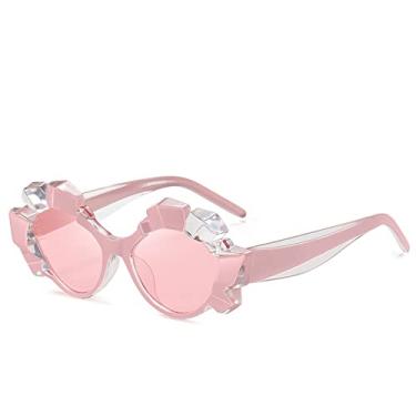 Imagem de Personality Trend Óculos de Sol Moldura em Forma Óculos de Sol Óculos de Proteção UV, 4, Tamanho Único