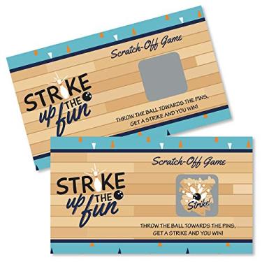 Imagem de Big Dot of Happiness Strike Up the Fun – Boliche – Cartão de festa de aniversário ou chá de bebê – 22 unidades
