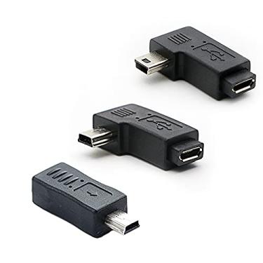 Imagem de rgzhihuifz Mini Adaptador USB para Micro USB, Pacote com 3