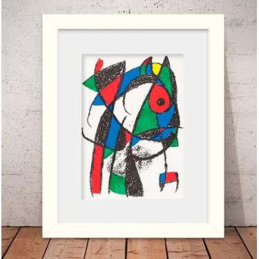 Imagem de Quadro Joan Miró Poster 56x46cm Vidro + Paspatur W3434