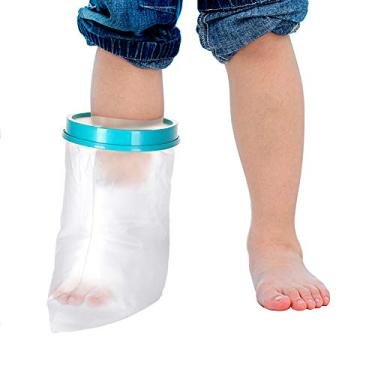 Imagem de Doact Kids Cast Cover Protector Foot for Shower Bath, Waterproof Cast Keep Cast Bandage Dry, Reusable Watertight Cast Bag for Broken Surgery Foot Wound Burns Ankle Toe(Child Leg 12")