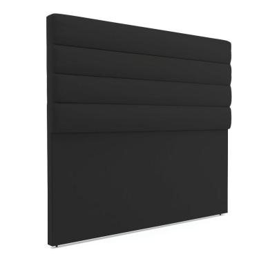 Imagem de Cabeceira Para Cama Box King 190 Cm Veludo Preto