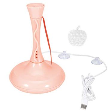 Imagem de Junlucki Máquina de lavar elétrica, mini lavadora de roupa portátil de 360 graus, máquina de lavar roupa de mesa multifuncional alimentada por USB meias arruela para casa/acampamento/dormitórios/salas de faculdade (vermelho)