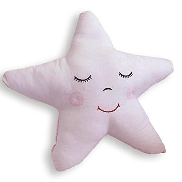 Imagem de Almofada Decorativa Estrela Rosa 100% Algodão