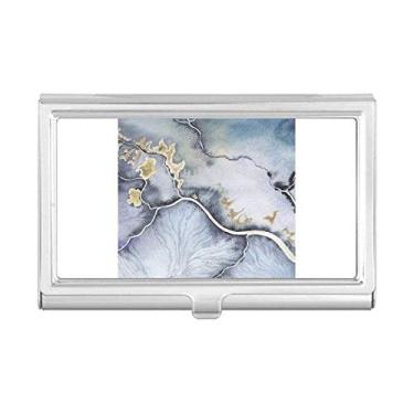 Imagem de Porta-cartões de visita com sombreamento abstrato em aquarela, caixa de bolso