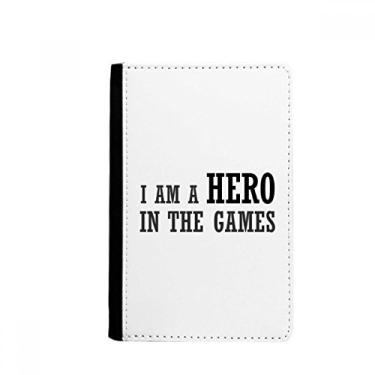 Imagem de Porta-passaporte I Am A Hero In The Games Notecase Burse carteira porta-cartões
