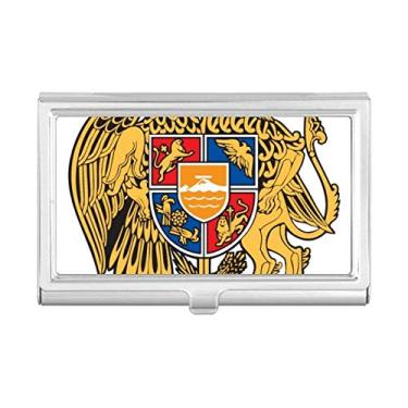 Imagem de Porta-cartões Protetor de Cartão com Emblema Nacional Yerevan Armênia
