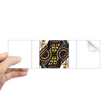 Imagem de DIYthinker Adesivo retangular com estampa de cartas de baralho Club Q para notebook, janela
