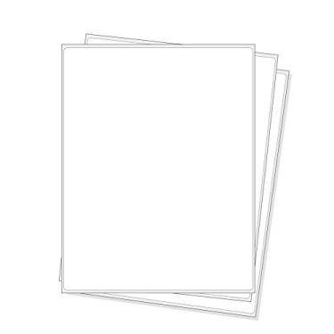 Imagem de Etiquetas de envio de endereço completo – 21,6 x 27,9 cm – 100 etiquetas, 100 Labels