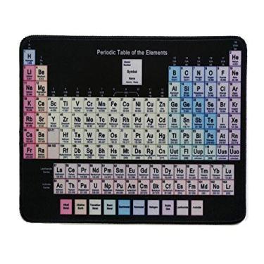 Imagem de Mousepad de borracha antiderrapante com bordas costuradas de borracha natural para estudantes em ambientes de escritório, 30,48 x 25,40 cm HD