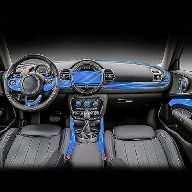 Imagem de LAVIYE Interior do carro navegador GPS tela anti-risco protetor TPU Film Dashboard Painel de Tela Capa de Filme, para Mini CLUBMAN 2018-2023