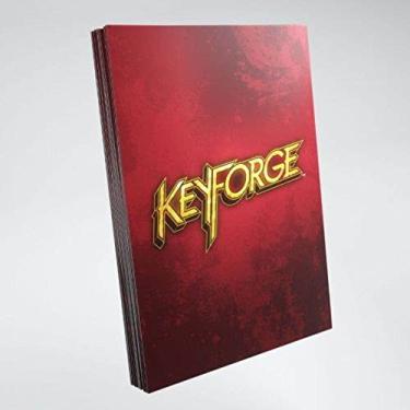 Imagem de Gamegenic Mangas de Cartas KeyForge: Vermelho, 40 unidades, Plástico