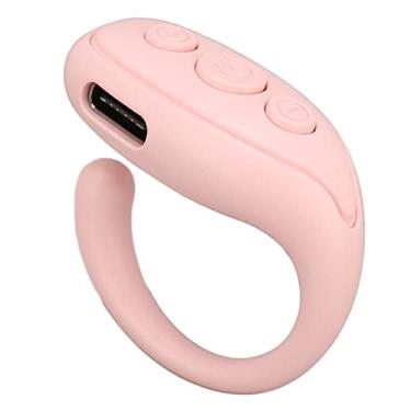 Imagem de Remoto de do Telefone Móvel, Forma Portátil do Anel do Abs do Turner da Página de Controle Remoto de para Tirar a Foto (Rosa)