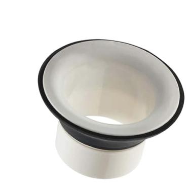 Imagem de UGPLM Amplificador de tambor, intensificador de tambor baixo, durável, portátil, amplificador de som de voz para peças de tambor baixo, acessórios de, BRANCO