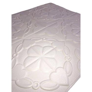 Imagem de 8 Placas Espuma 3D Autoadesiva Modelo Floral