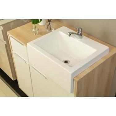 Imagem de Cuba de Apoio Mármore Sintético Tóquio Móveis Bosi