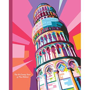 Imagem de Pop Art Leaning Tower of Pisa Notebook